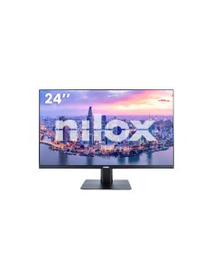 Nilox MONITOR 24" NXMM24FHD112 LED FULLHD IPS 100HZ HDMI DP SQUARE· pantalla para PC 60,5 cm (23.8") 1920 x 1080 Pixeles Negro
