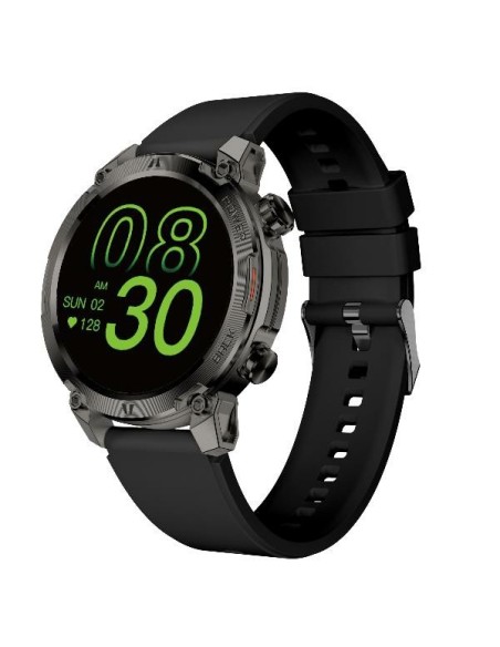 Nilox NXSWTRAILROUND Relojes inteligentes y deportivos 3,53 cm (1.39") Digital 360 x 360 Pixeles Pantalla táctil Negro