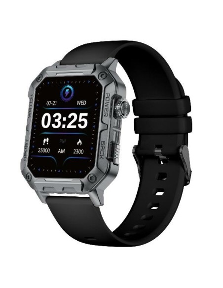 Nilox NXSWTRAILWATCH Relojes inteligentes y deportivos 4,85 cm (1.91") Digital 320 x 385 Pixeles Pantalla táctil Acero