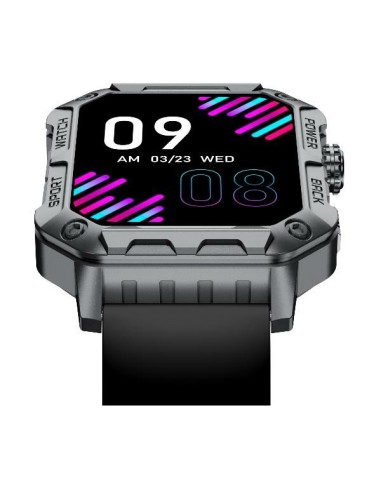 Nilox NXSWTRAILWATCH Relojes inteligentes y deportivos 4,85 cm (1.91") Digital 320 x 385 Pixeles Pantalla táctil Acero