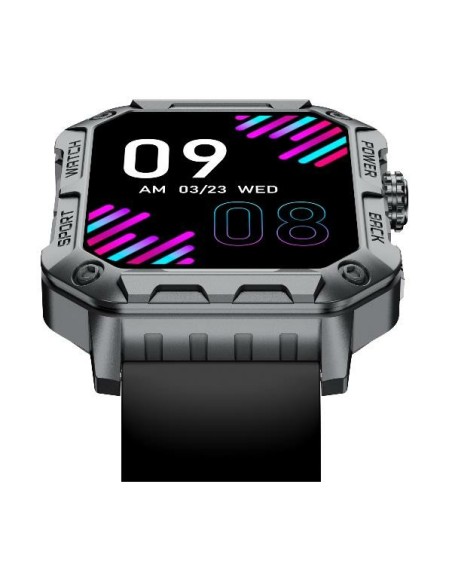 Nilox NXSWTRAILWATCH Relojes inteligentes y deportivos 4,85 cm (1.91") Digital 320 x 385 Pixeles Pantalla táctil Acero