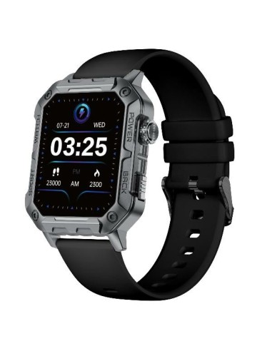 Nilox NXSWTRAILWATCH Relojes inteligentes y deportivos 4,85 cm (1.91") Digital 320 x 385 Pixeles Pantalla táctil Acero