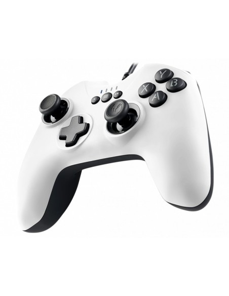 NACON PCGC-100WHITE mando y volante Blanco USB Gamepad Analógico Digital PC