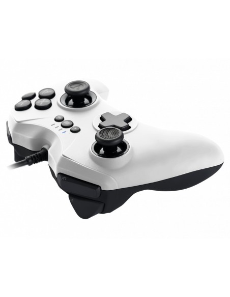 NACON PCGC-100WHITE mando y volante Blanco USB Gamepad Analógico Digital PC