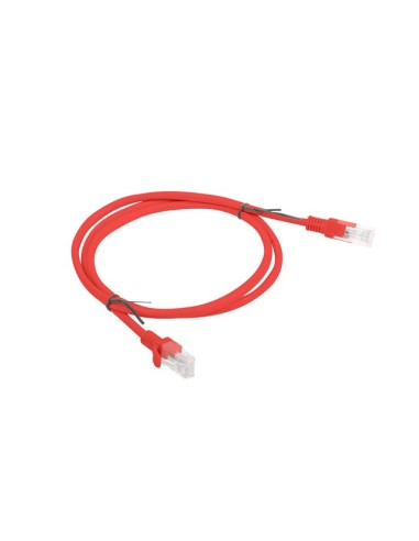 Lanberg PCU6-10CC-0100-R cable de red Rojo 1 m Cat6 U UTP (UTP)