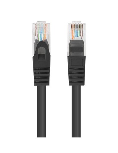 Lanberg PCU6-20CC-0025-BK cable de red Negro 0,25 m Cat6 U UTP (UTP)