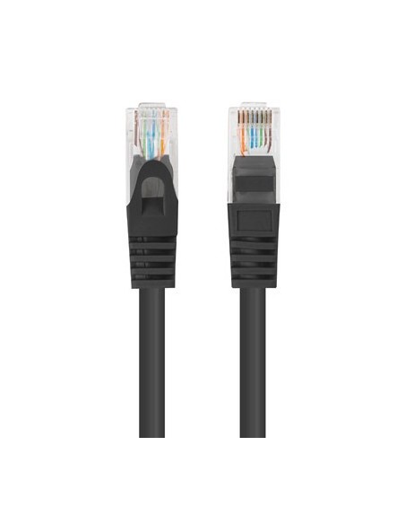 Lanberg PCU6-20CC-0025-BK cable de red Negro 0,25 m Cat6 U UTP (UTP)