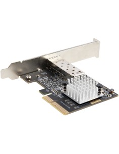 StarTech.com Tarjeta PCIe SFP+ de 10G - Adaptador de Red con 1 Puerto SFP+ Abierto para Módulos MSA o Cables Direct Attach - 2