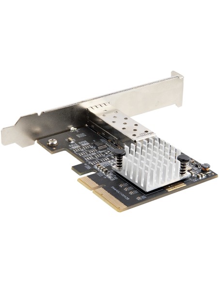 StarTech.com Tarjeta PCIe SFP+ de 10G - Adaptador de Red con 1 Puerto SFP+ Abierto para Módulos MSA o Cables Direct Attach -