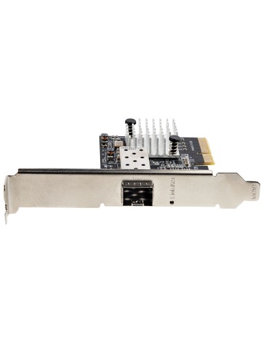 StarTech.com Tarjeta PCIe SFP+ de 10G - Adaptador de Red con 1 Puerto SFP+ Abierto para Módulos MSA o Cables Direct Attach -
