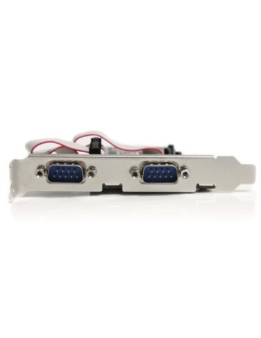 StarTech.com Tarjeta Adaptadora PCI Express PCIe de 4 Puertos Serie RS232 UART 16550 Serial DB9