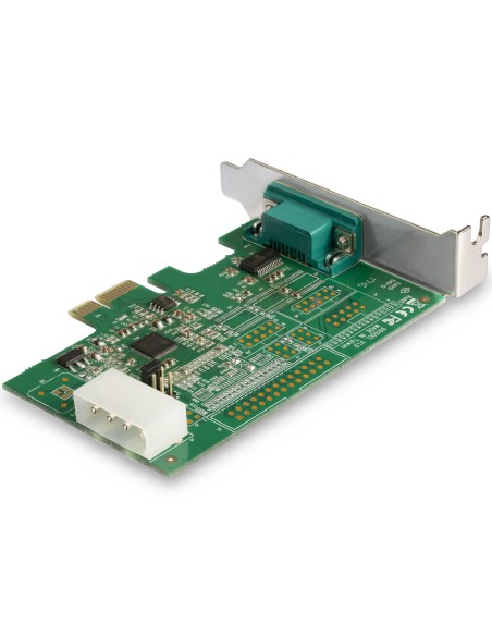StarTech.com Tarjeta Adaptadora Serie PCI Express RS232 de 4 Puertos - Tarjeta Controladora Serie PCIe RS232 - PCIe a Serie DB9