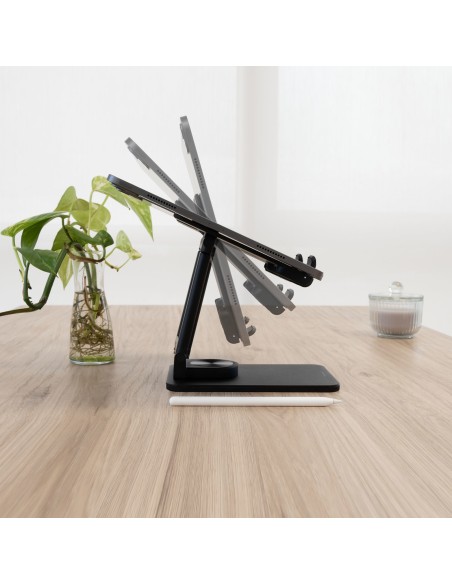 TooQ Soporte de Sobremesa Ajustable para Móvil o Tablet de hasta 12,9”