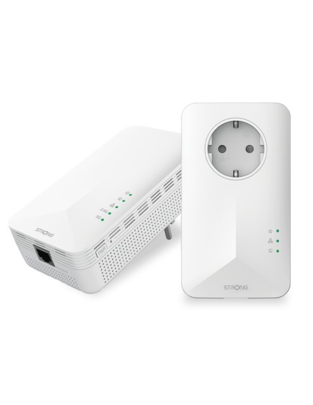 Strong POWERL1000DUOWIFIEUV2 1000 Mbit s Ethernet Wifi Blanco 2 pieza(s)