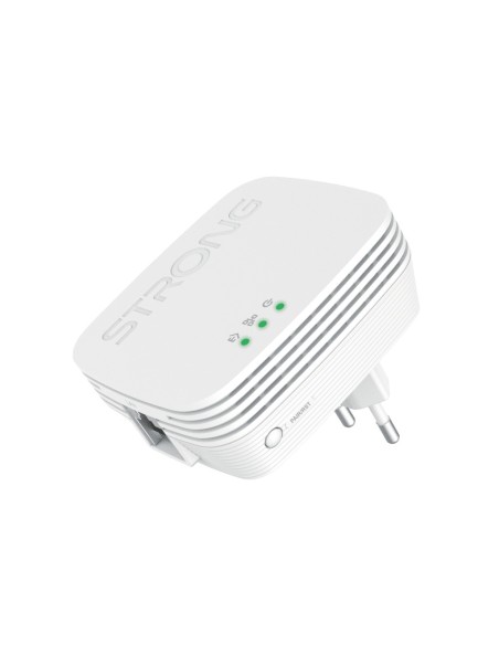 Strong POWERLWF600DUOMINI adaptador de red PowerLine 600 Mbit s Ethernet Wifi Blanco 2 pieza(s)