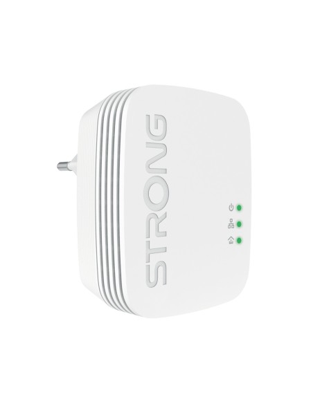 Strong POWERLWF600DUOMINI adaptador de red PowerLine 600 Mbit s Ethernet Wifi Blanco 2 pieza(s)