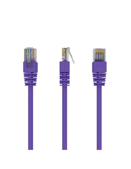 Gembird RJ45 RJ45 Cat5e 0.5m cable de red Púrpura 0,5 m U UTP (UTP)
