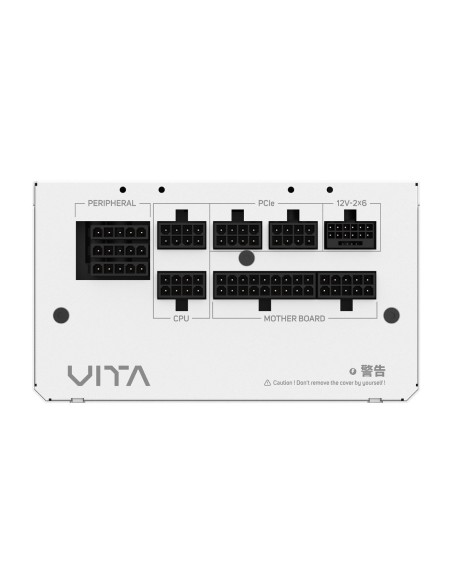 FSP VITA GM 850W unidad de fuente de alimentación 20+4 pin ATX ATX Blanco