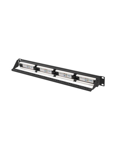 Lanberg PPUA-1024-B panel de parcheo 1U