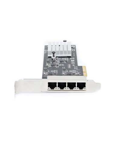 StarTech.com Tarjeta PCI Express de Red Ethernet 4 Puertos NBASE-T 2,5G - NIC I225-V - Tarjeta de Red de 4 Puertos para