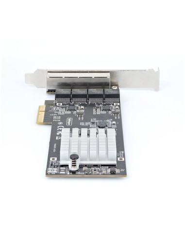StarTech.com Tarjeta PCI Express de Red Ethernet 4 Puertos NBASE-T 2,5G - NIC I225-V - Tarjeta de Red de 4 Puertos para