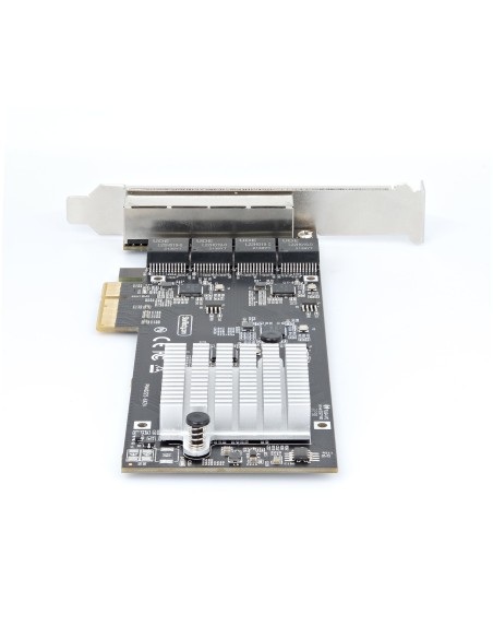 StarTech.com Tarjeta PCI Express de Red Ethernet 4 Puertos NBASE-T 2,5G - NIC I225-V - Tarjeta de Red de 4 Puertos para