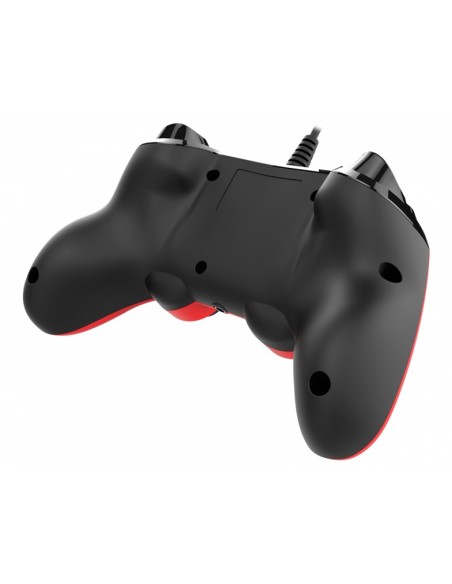 NACON PS4OFCPADRED mando y volante Rojo USB Gamepad Analógico Digital PC, PlayStation 4