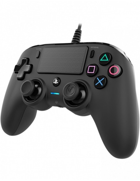 NACON PS4OFCPADBLACK mando y volante Negro USB Gamepad Analógico Digital PC, PlayStation 4
