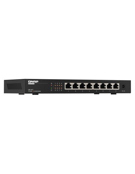QNAP QSW-1108-8T switch No administrado 2.5G Ethernet (100 1000 2500) Negro