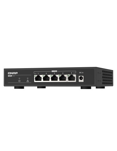 QNAP QSW-1105-5T switch No administrado Gigabit Ethernet (10 100 1000) Negro