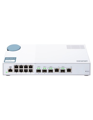 QNAP QSW-M408-2C switch Gestionado L2 10G Ethernet (100 1000 10000) Blanco
