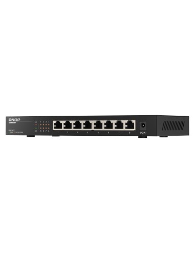 QNAP QSW-1108-8T switch No administrado 2.5G Ethernet (100 1000 2500) Negro
