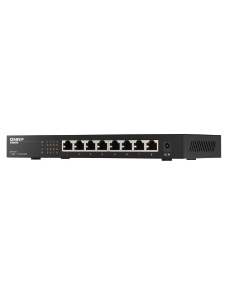 QNAP QSW-1108-8T switch No administrado 2.5G Ethernet (100 1000 2500) Negro
