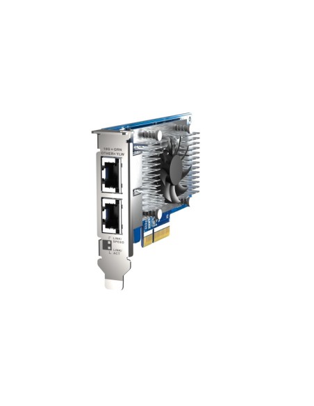 QNAP QXG-10G2T-X710 adaptador y tarjeta de red Interno Ethernet 1000 Mbit s