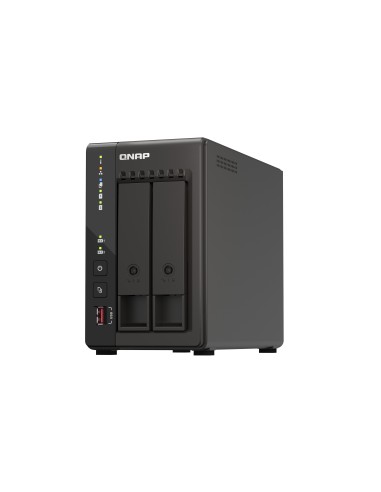 QNAP QVP-21C servidor de almacenamiento Torre Intel® Celeron® J6412 8 GB DDR4 0 TB QVR Pro Negro