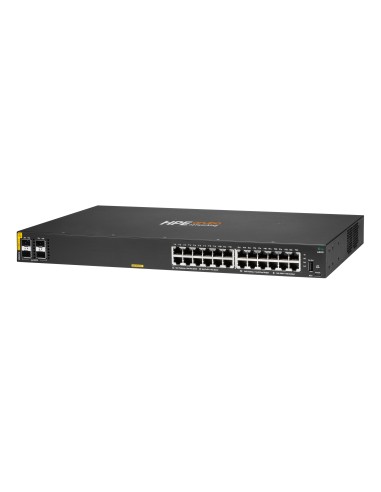HPE Aruba Networking CX 6000 24G Class4 PoE 4SFP 370W Switch