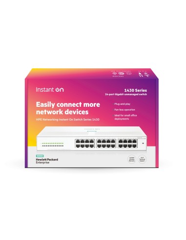 HPE Aruba Networking Networking Instant On Switch 24p Gigabit 1430
