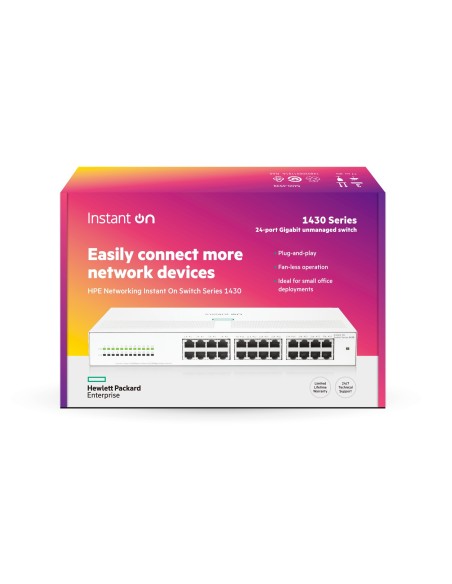 HPE Aruba Networking Networking Instant On Switch 24p Gigabit 1430