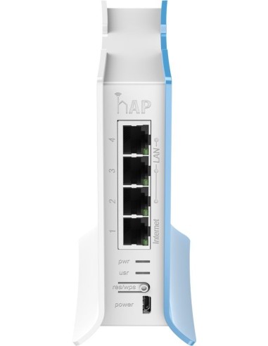 Mikrotik RB941-2ND-TC punto de acceso inalámbrico 300 Mbit s Azul, Blanco