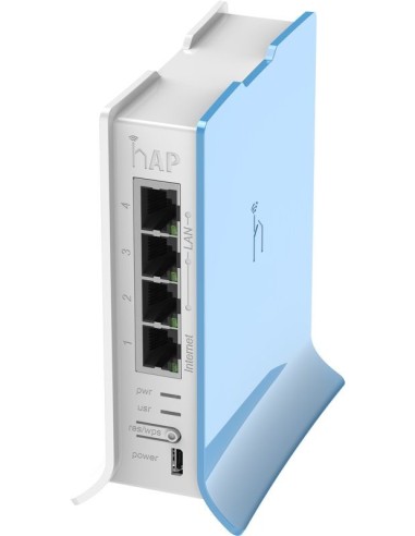 Mikrotik RB941-2ND-TC punto de acceso inalámbrico 300 Mbit s Azul, Blanco