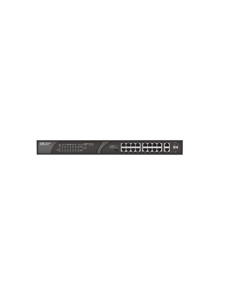 Ruijie Networks RG-ES118S-LP switch No administrado Fast Ethernet (10 100) Energía sobre Ethernet (PoE) Negro