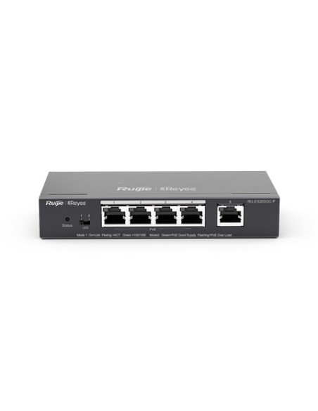 Ruijie Networks RG-ES205GC-P switch Gestionado L2 Gigabit Ethernet (10 100 1000) Energía sobre Ethernet (PoE)
