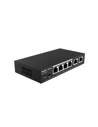 Ruijie Networks RG-ES206GC-P switch Gigabit Ethernet (10 100 1000) Energía sobre Ethernet (PoE) Negro