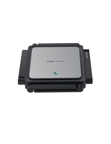 Ruijie Networks RG-EW3200GX PRO router inalámbrico Gigabit Ethernet Doble banda (2,4 GHz   5 GHz) Negro