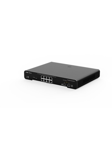 Ruijie Networks RG-NBS3100-8GT2SFP-P switch Gestionado L2 Gigabit Ethernet (10 100 1000) Energía sobre Ethernet (PoE) Negro