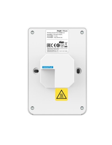 Ruijie Networks RG-RAP1200(P) punto de acceso inalámbrico 1267 Mbit s Blanco Energía sobre Ethernet (PoE)
