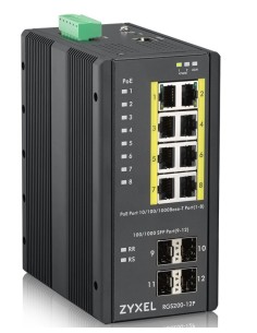 Zyxel RGS200-12P Gestionado L2 Gigabit Ethernet (10 100 1000) Energía sobre Ethernet (PoE) Negro 2