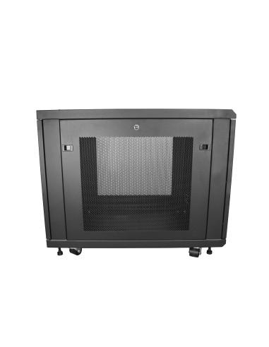 StarTech.com Armario Rack para Servidores 12U 19" 4 Columnas - Rack de Servidores con Cerradura y Seguro - Rack con Ruedas y