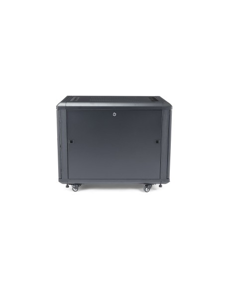 StarTech.com Armario Rack para Servidores 12U 19" 4 Columnas - Rack de Servidores con Cerradura y Seguro - Rack con Ruedas y
