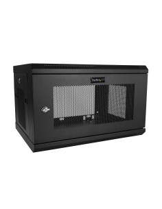 StarTech.com Armario Rack de Pared para Servidores 6U 19" 2 Columnas y Estante 1U - Rack de Servidores de Montaje en Pared -